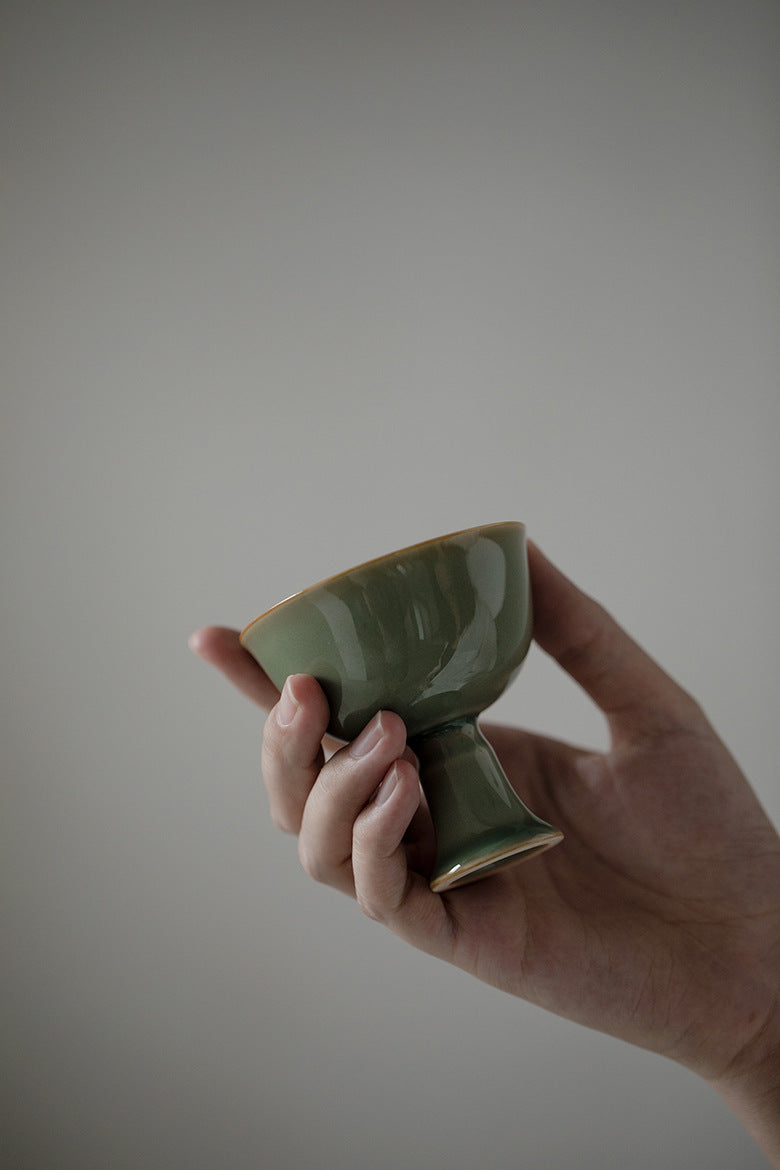 Gohobi Soda Green High Foot Tea Cup