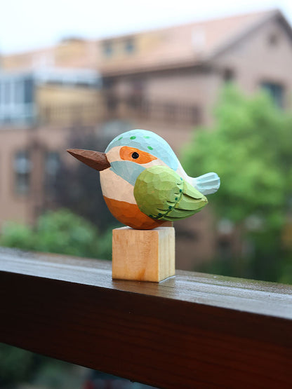 Gohobi Handmade Wooden Bird Ornament