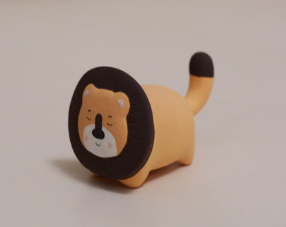Gohobi x Little Diary Handmade Ceramic Lion Tiger Leopard