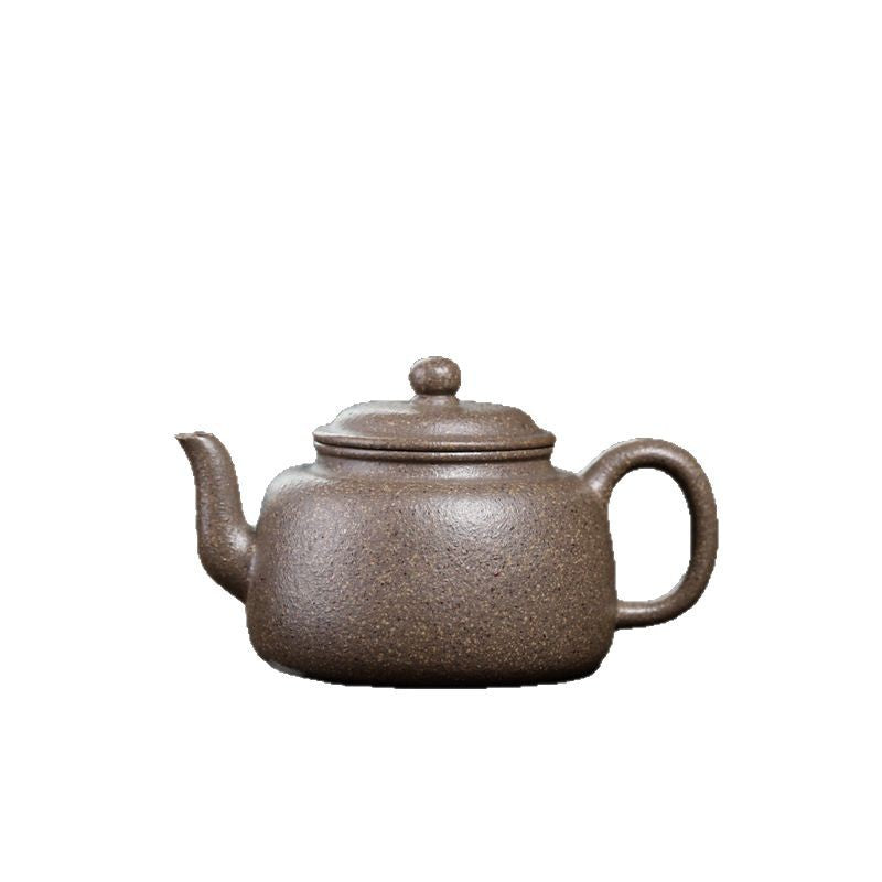 [Chingshui Tang 青水堂] Handmade Yixing Zisha Sandy Purple Clay Teapot – 170ml Original Ore Qing jiangpo Clay, Handmade Light Body with Built-in Filter, Traditional Chinese Purple Clay Teaware