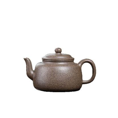 [Chingshui Tang 青水堂] Handmade Yixing Zisha Sandy Purple Clay Teapot – 170ml Original Ore Qing jiangpo Clay, Handmade Light Body with Built-in Filter, Traditional Chinese Purple Clay Teaware