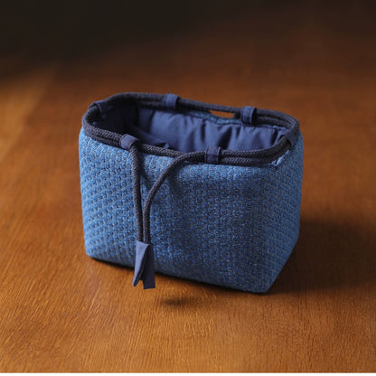 Gohobi Denim Medium Teaware Storage Travel Bag