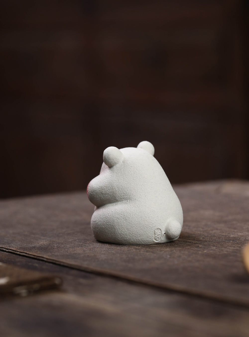 Gohobi Yixing Purple Clay Mouse Tea Pet – Handmade Lucky Ornament