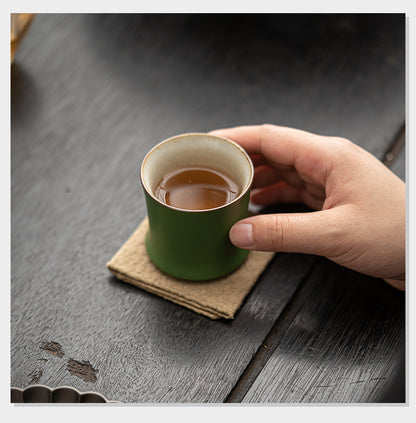 Gohobi Green Bamboo Knot Tea Cup