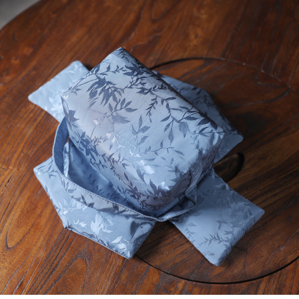 Gohobi Blue and Pink Large Teaware Storage Travel Bag Shifuku