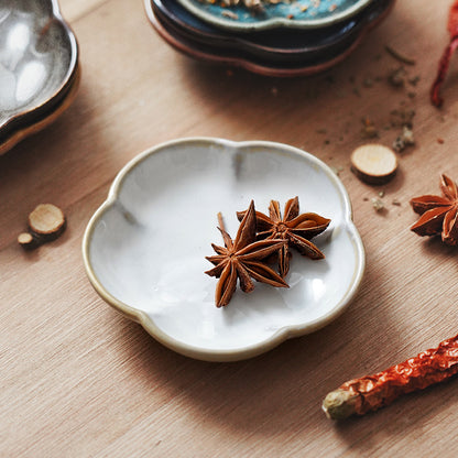 Gohobi Kiln-Change Glazed Sauce Dish