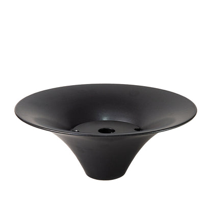 Gohobi Japanese Ikebana Ceramic Flower Bowl – Matte Zen Large Flower Arrangement Vase