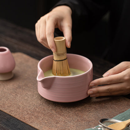Gohobi Ceramic Matcha Set 041 Pink