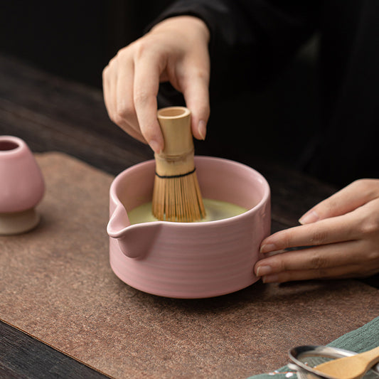 Gohobi Ceramic Matcha Set 041 Pink