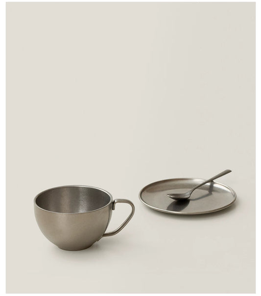 Gohobi Matte Double-Wall Stainless Steel Coffee Cup Set