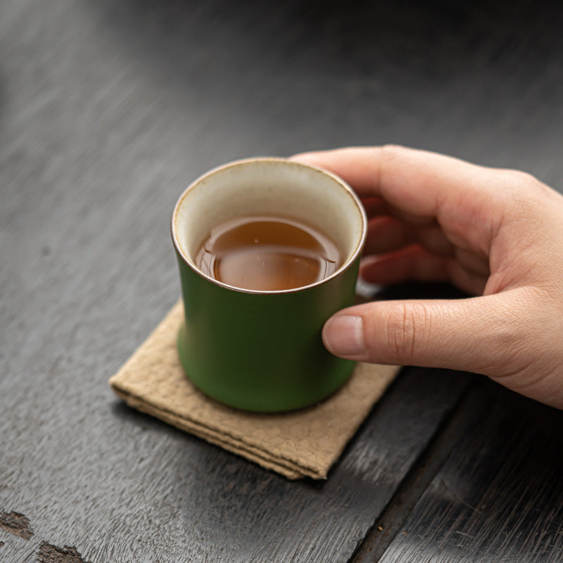 Gohobi Green Bamboo Knot Tea Cup