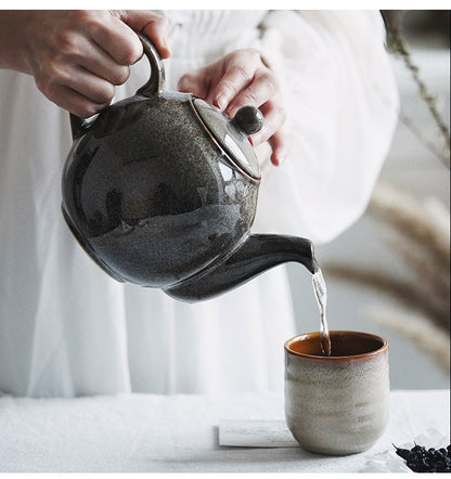 Gohobi Japanese-Style Kiln-Change Ceramic Tea Cup