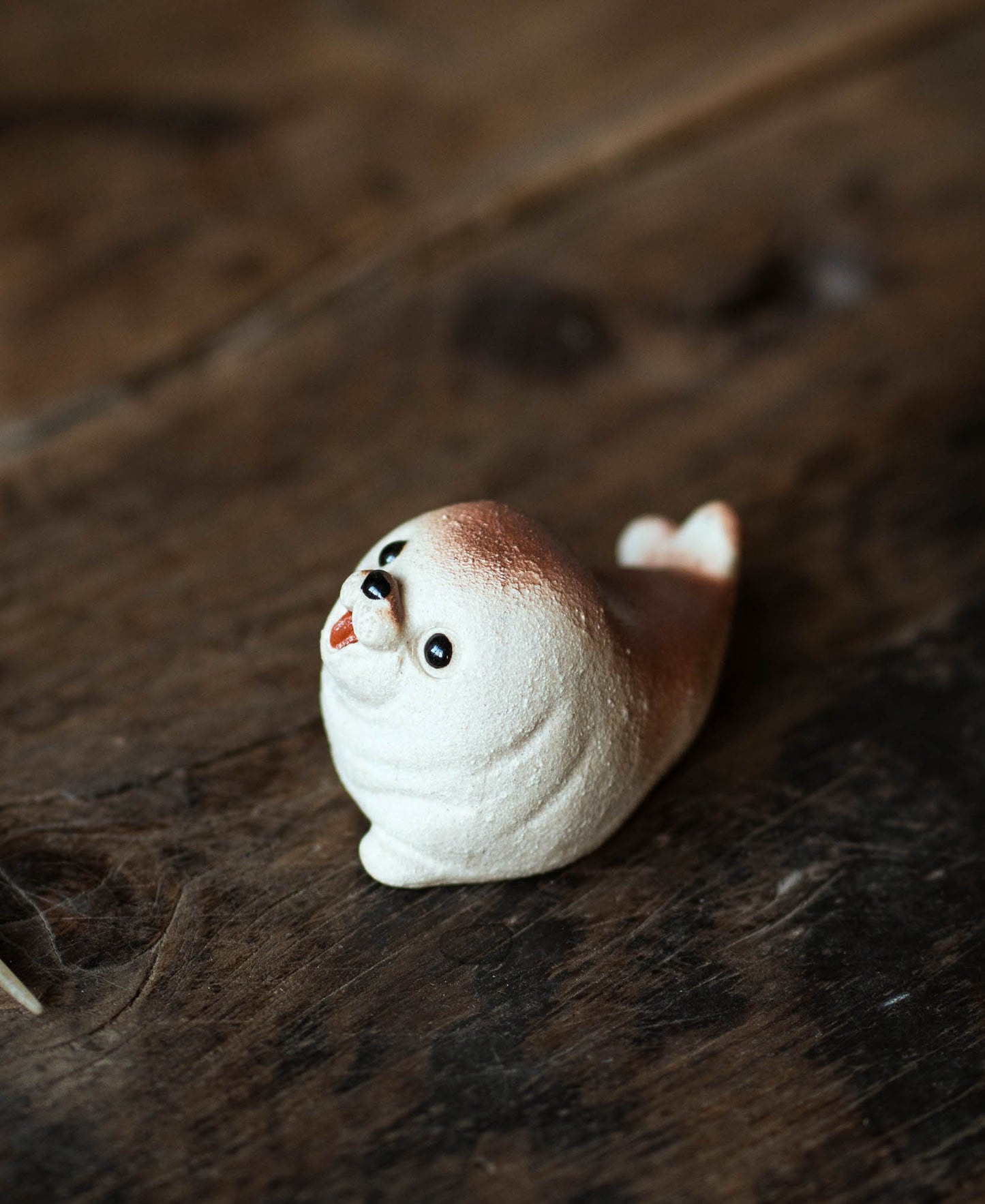 Gohobi Yixing Purple Clay Seal Tea Pet – Handmade Marine Animal Zisha Ornament