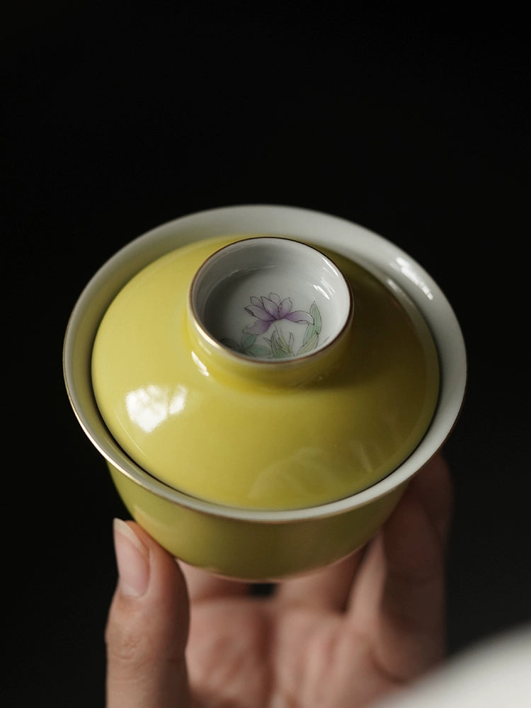 [賦山敘 x Gohobi] “Ink Bamboo & Crane” Kuikou Master Cup – Hand-Painted Jingdezhen Ceramic Tasting Cup