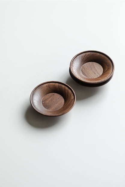 Gohobi Black Walnut Wood Tea Coaster – Solid Wood Heat Insulation Tea Mat