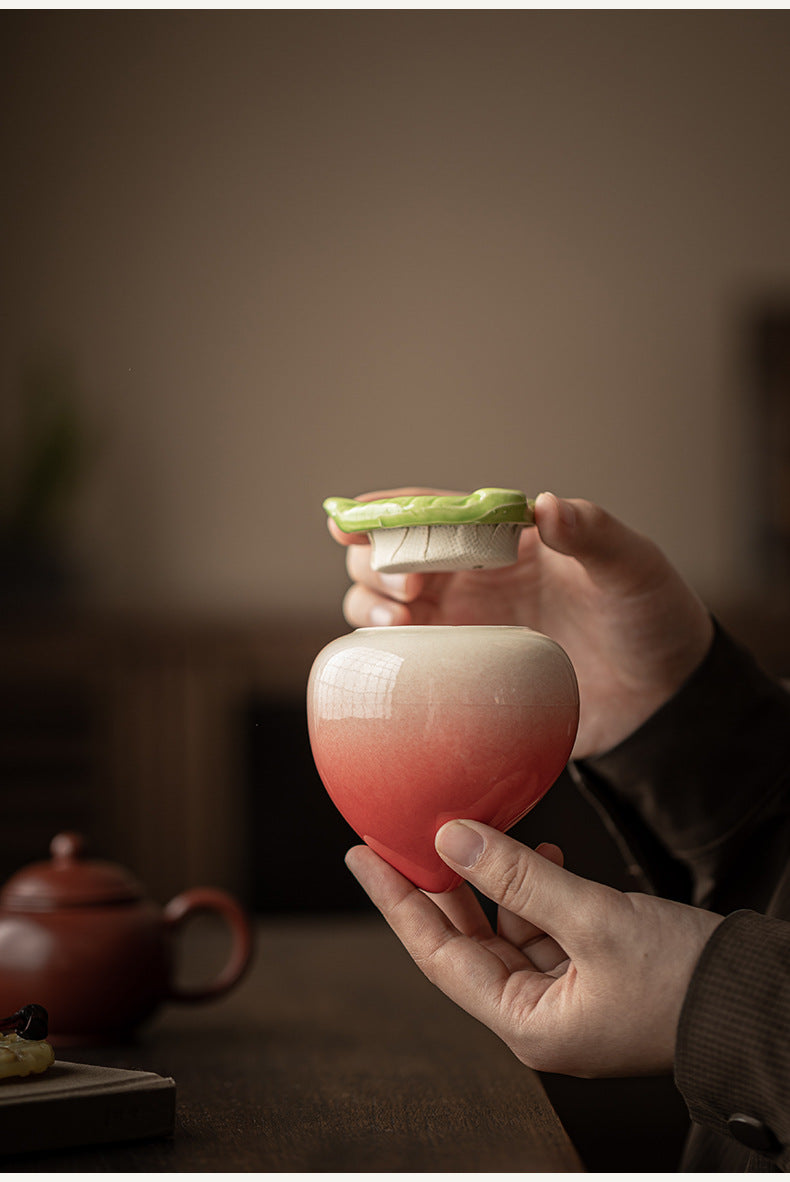 Gohobi Peach Shaped Food Container Storage