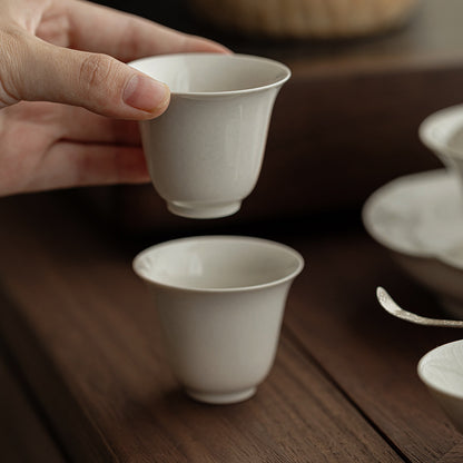 Gohobi Wood Ash Glaze Master Cup – Handmade Traditional Gongfu Tea Tasting Cup