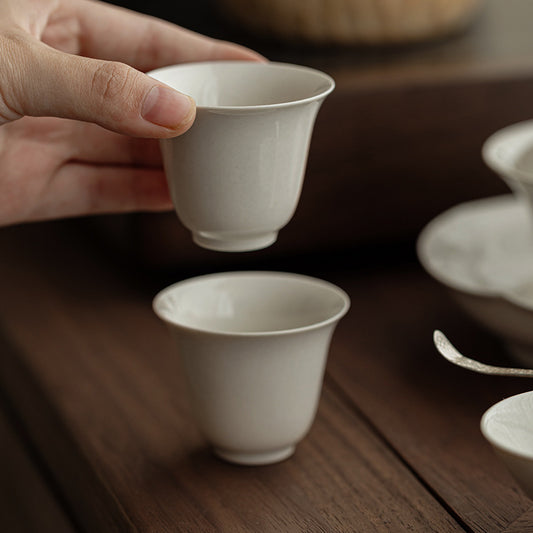 Gohobi Wood Ash Glaze Master Cup – Handmade Traditional Gongfu Tea Tasting Cup