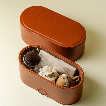 Gohobi Zisha Teapot Travel Tea Set 004