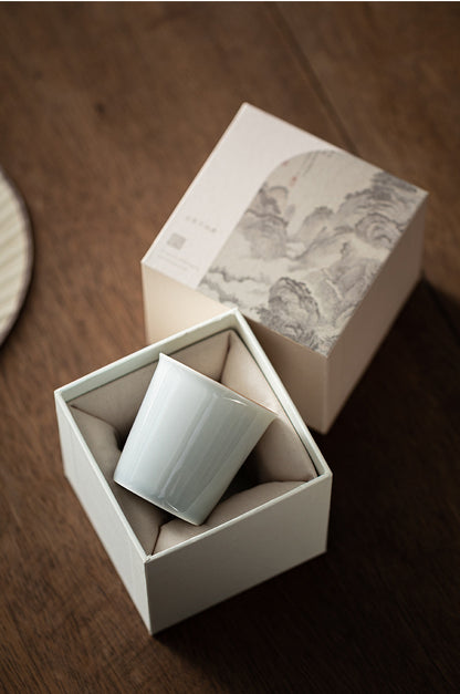 Gohobi Japanese Style Ice Grey and Green Tea Cup 002