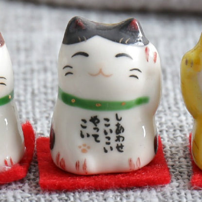 Gohobi Handmade Ceramic Cat Ornament