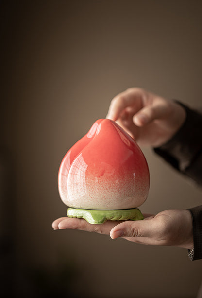 Gohobi Peach Shaped Food Container Storage