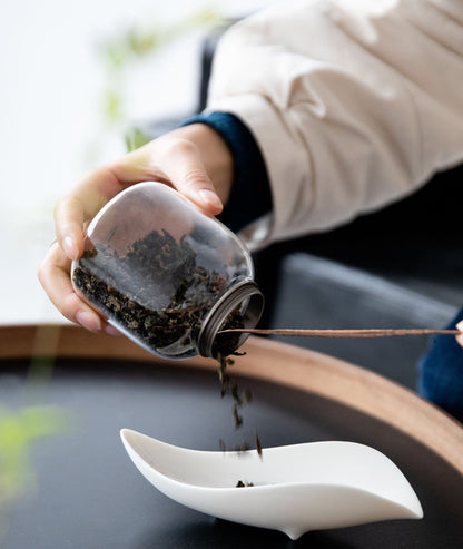 Gohobi Household Glass Tea Storage Jar