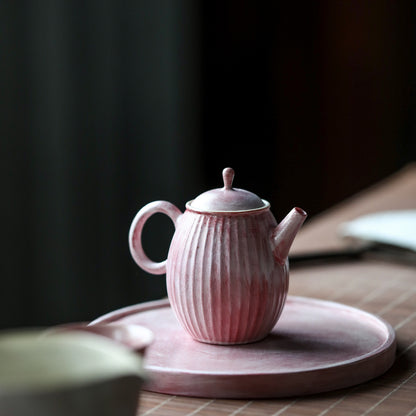 Gohobi Handmade Pink Paint Teapot