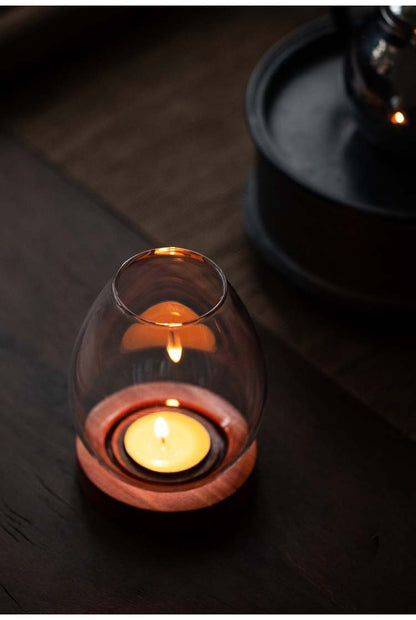 Gohobi Glass Candle Holder