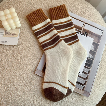 Gohobi Brown Autumn Socks