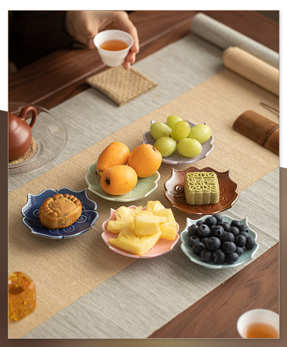 Gohobi Traditional Japanese Glazed Fruit Nuts Small Plate - Lianyun 012