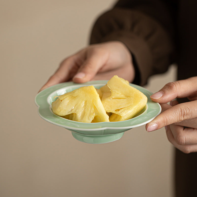 Gohobi, petite assiette de fruits glacés traditionnels japonais - Begonia Lotus 008