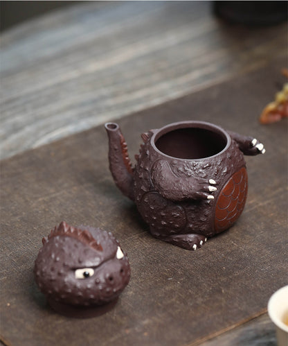 Gohobi Yixing Raw Ore Purple Sand Hand-Held Teapot