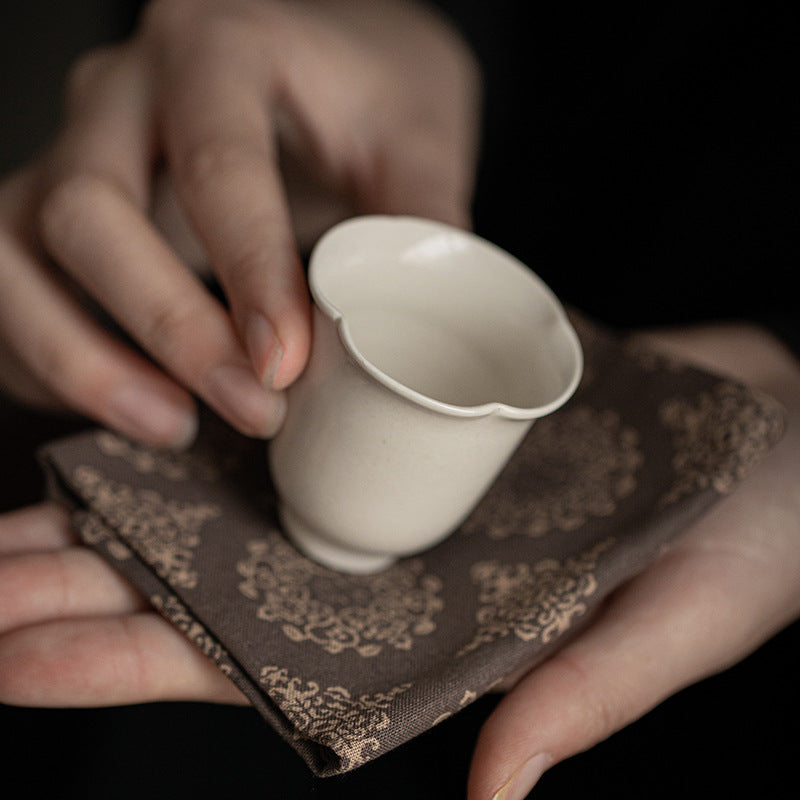 Gohobi Japanese Grass Ash Glaze Handmade Master Cup