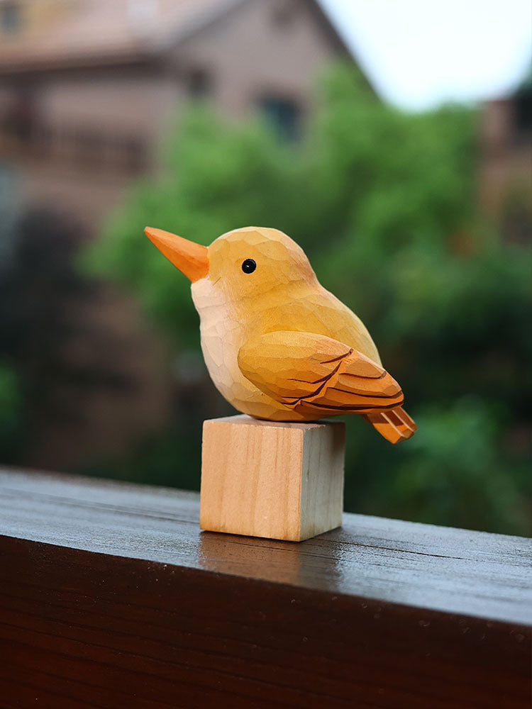 Gohobi Handmade Wooden Bird Ornament