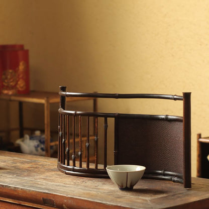 Gohobi Bamboo Gongfu Tea Screen – Chinese Tea Ceremony Table Divider