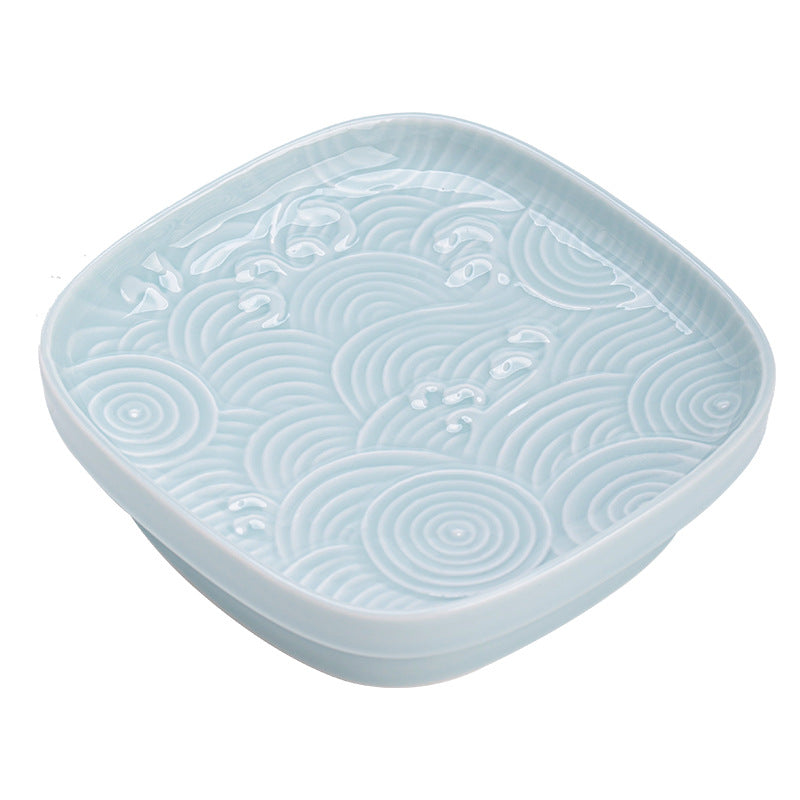 Gohobi Traditional Japanese Glazed Fruit Nuts Small Plate - Wave 009