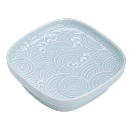 Gohobi Traditional Japanese Glazed Fruit Nuts Small Plate - Wave 009