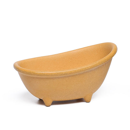 Gohobi Yixing Purple Clay Bamboo Rocking Chair Tea Pet – Handmade Tea Table Ornament