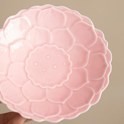 Gohobi, petite assiette de fruits glacés japonais traditionnels - Lotus 011