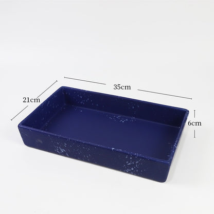 Gohobi Rectangular Ikebana Ceramic Vase – Japanese Style Flower Arrangement Vessel