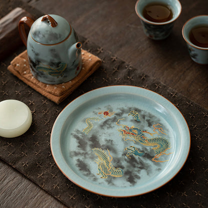 Gohobi Ink Harmony Teapot Tray