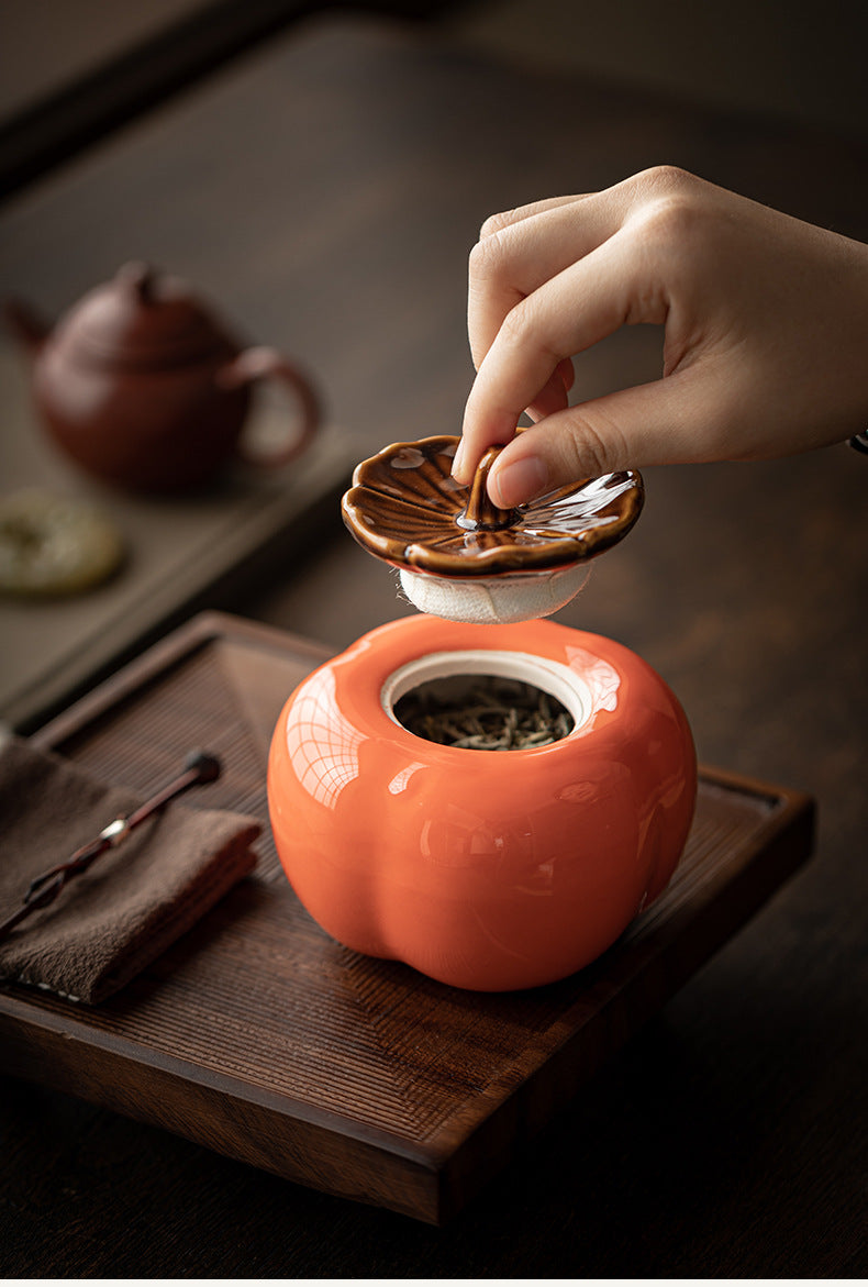 Gohobi Persimmon Shaped Food Container Storage