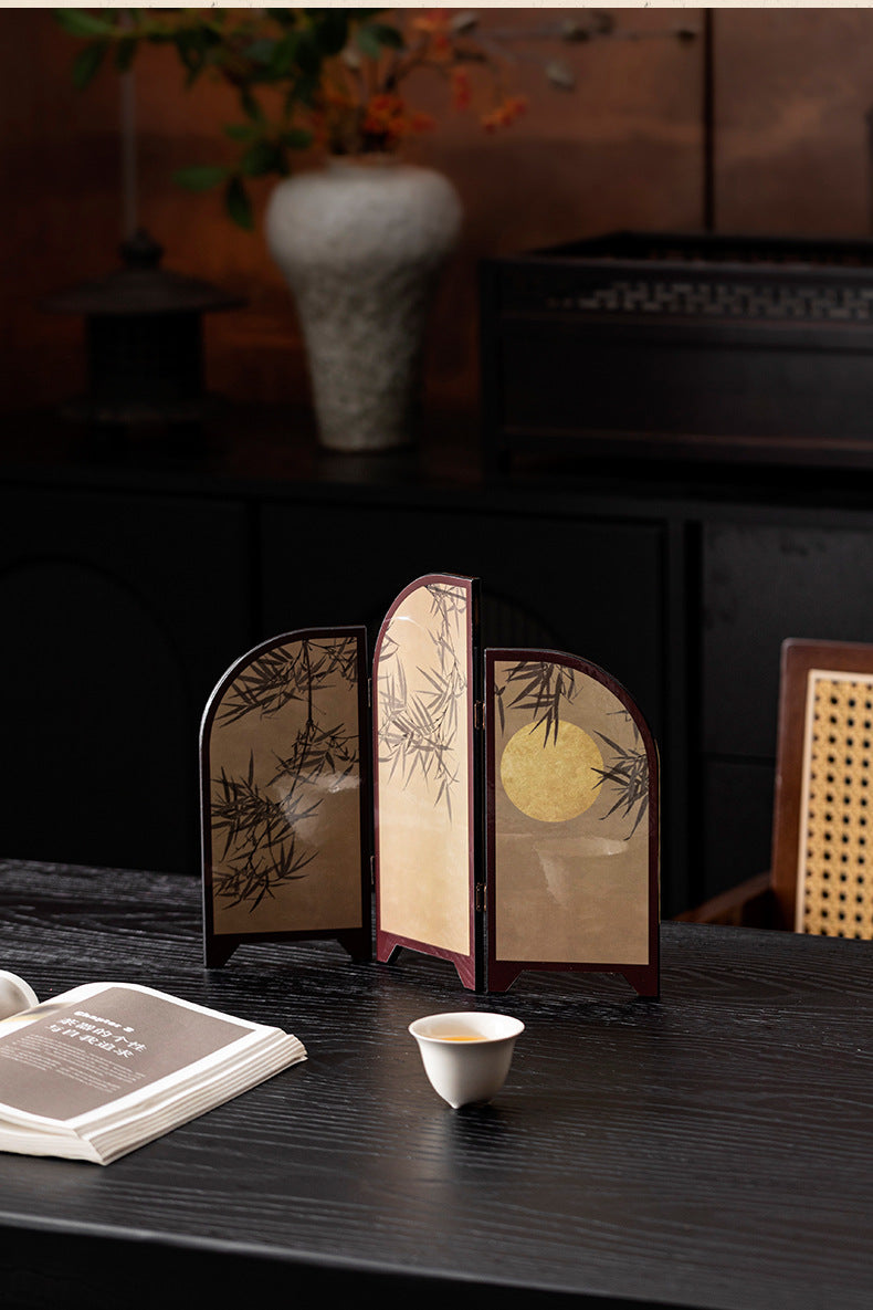 Gohobi New Chinese Bamboo Moon Desktop Screen