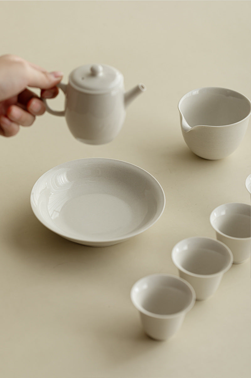 Gohobi Plant Ash Ceramic Multi-Purpose Tea Disc – Gongfu Dry Brewing and Refreshment Plate