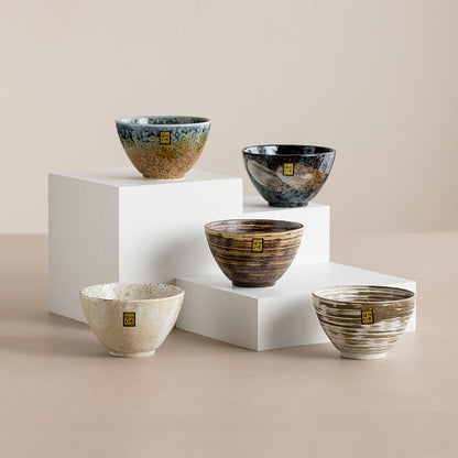 [Made in Japan] Gohobi Minoya Shino Glaze Hat Bowl