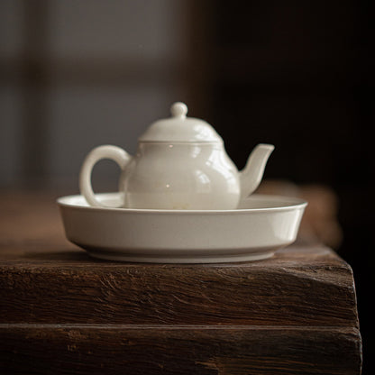 Gohobi Grass Ash Glaze Handcrafted Teapot Holder