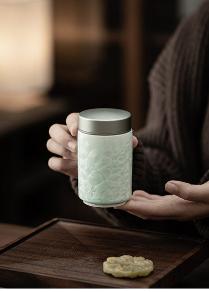 Gohobi Crystal Glazed Storage Jar 001