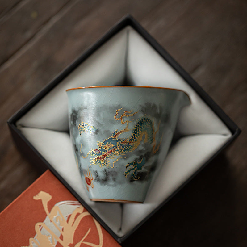 Gohobi Celestial Flow Ru Kiln Dragon Fairness Pitcher