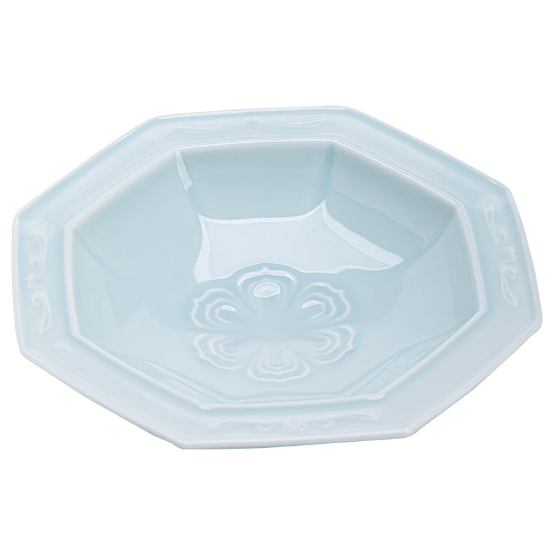 Gohobi Traditional Japanese Glazed Fruit Nuts Small Plate - Octagon 005